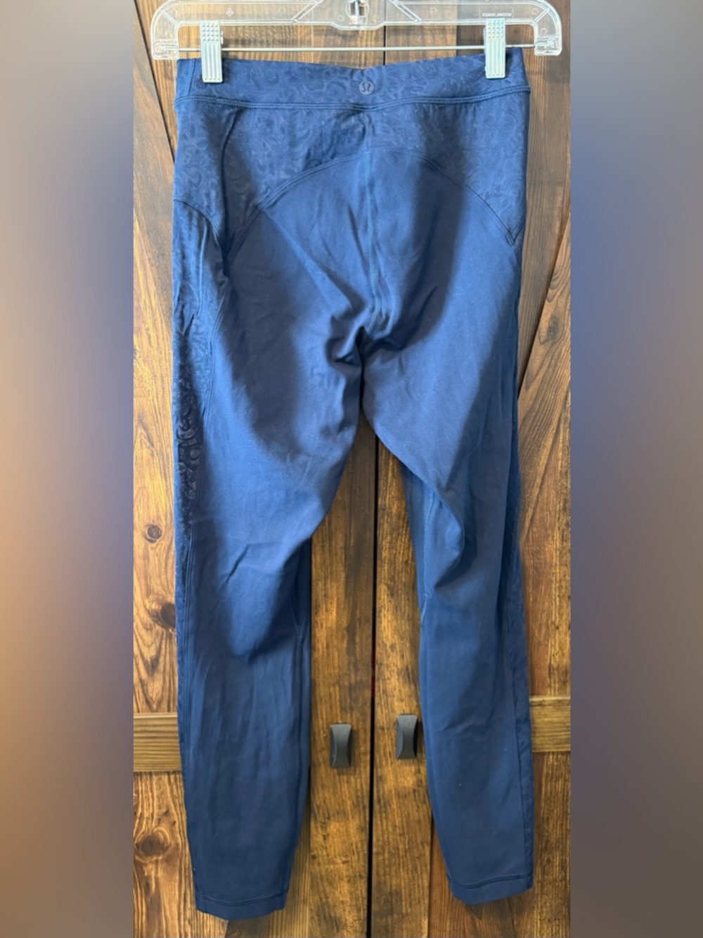 Lululemon Paisley Sheer Lace Jacquard Panelled High-Rise Tight 25" EUC - Picture 6 of 8